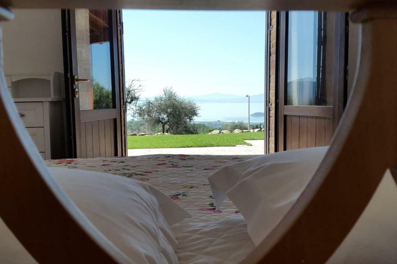 Di Colle In Colle - Country House With Private Pool Villa Tuoro sul Trasimeno Exterior foto